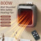 800W Mini Heater for Home Small Bathroom Heating Fans Wall Mounted PTC Ceramic Electric Heater with Remote Control Household