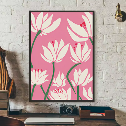 abstract matisse flower human body Poster HD art sticky wall waterproof home living room bedroom bar aesthetic decoration