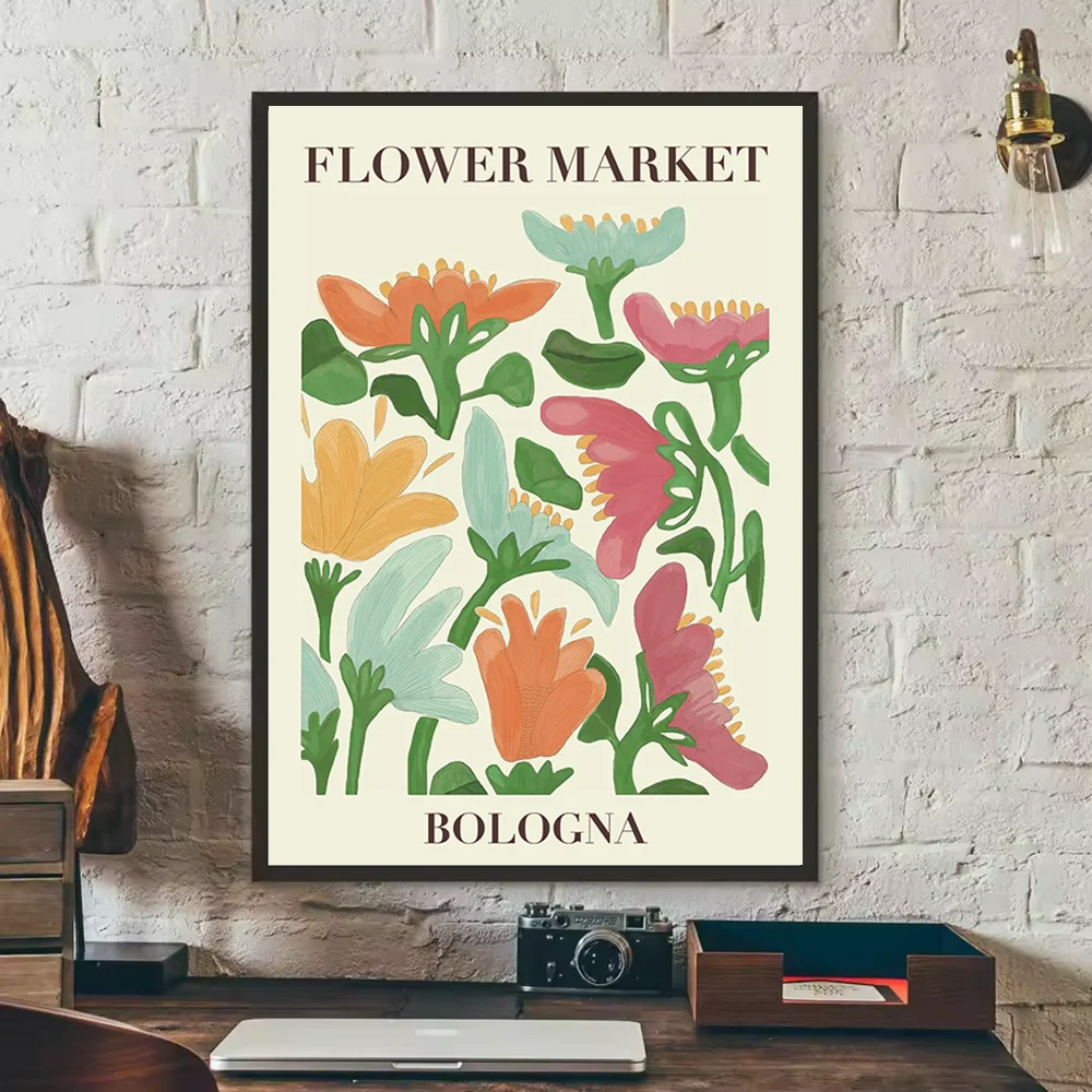 abstract matisse flower human body Poster HD art sticky wall waterproof home living room bedroom bar aesthetic decoration