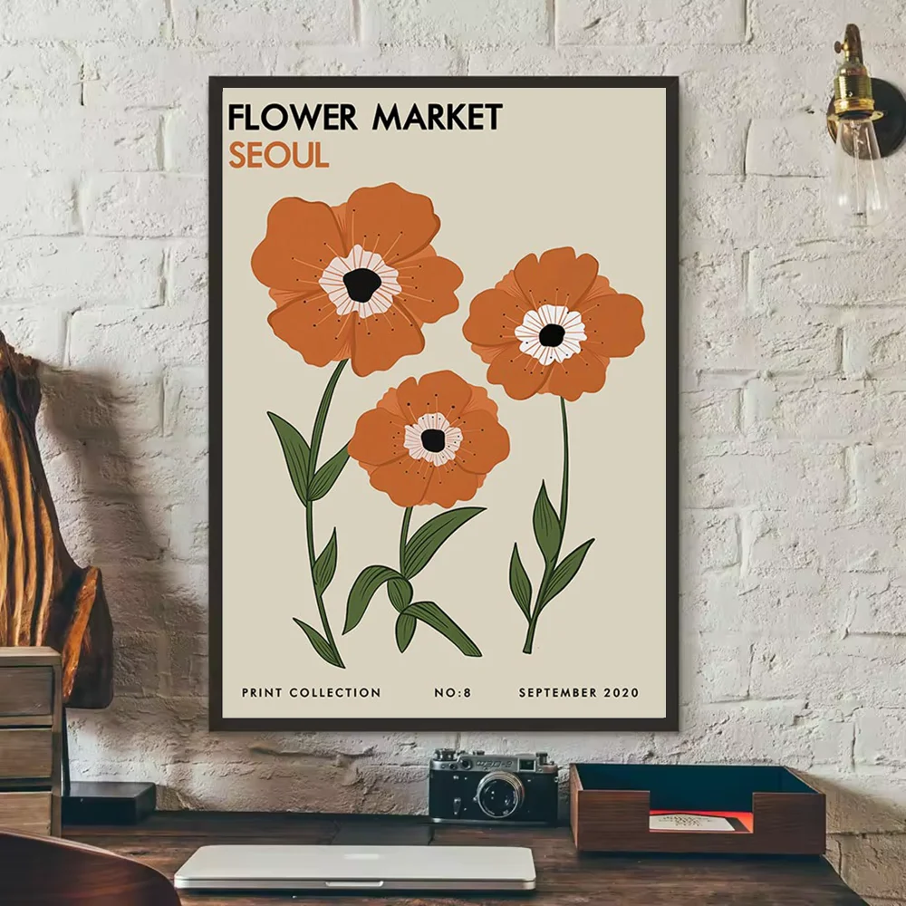 abstract matisse flower human body Poster HD art sticky wall waterproof home living room bedroom bar aesthetic decoration