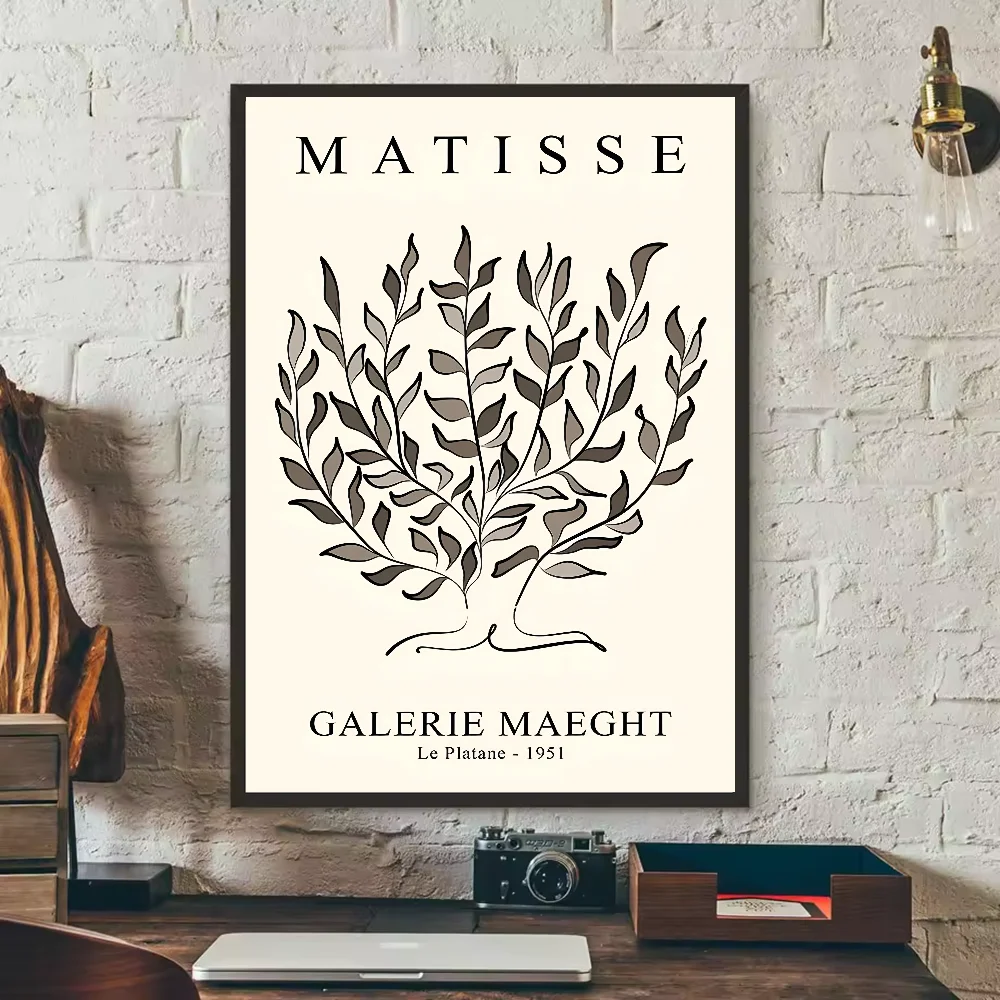 abstract matisse flower human body Poster HD art sticky wall waterproof home living room bedroom bar aesthetic decoration