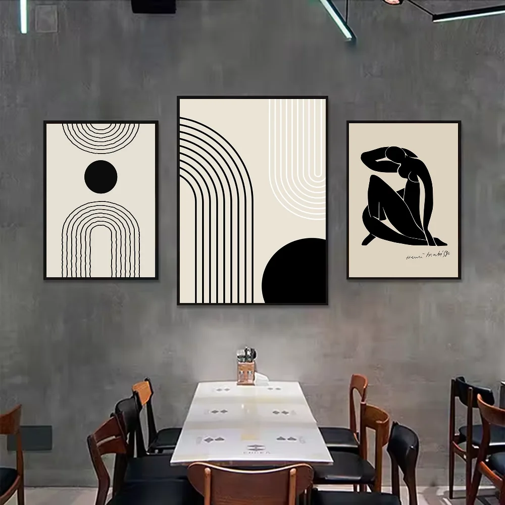 abstract matisse flower human body Poster HD art sticky wall waterproof home living room bedroom bar aesthetic decoration