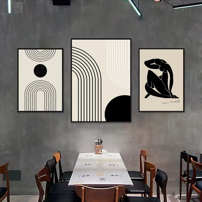 abstract matisse flower human body Poster HD art sticky wall waterproof home living room bedroom bar aesthetic decoration