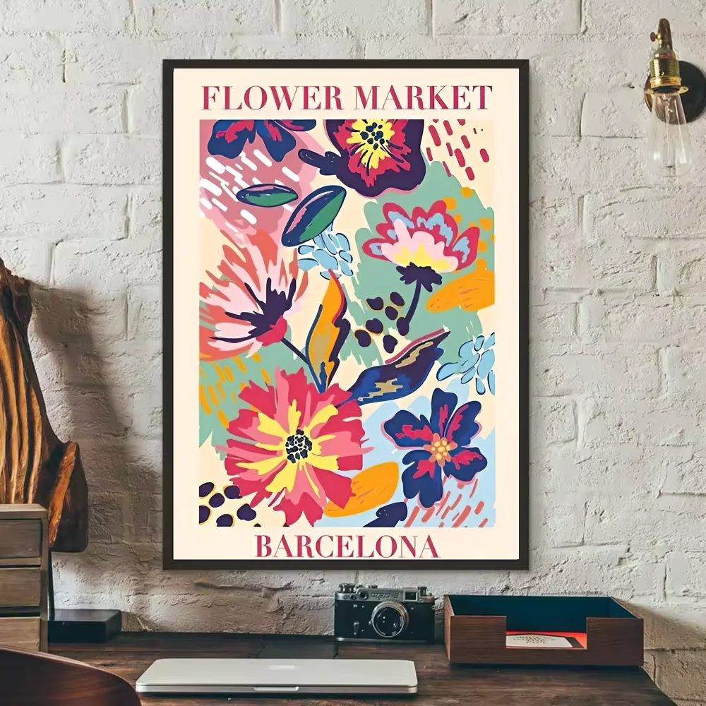 abstract matisse flower human body Poster HD art sticky wall waterproof home living room bedroom bar aesthetic decoration