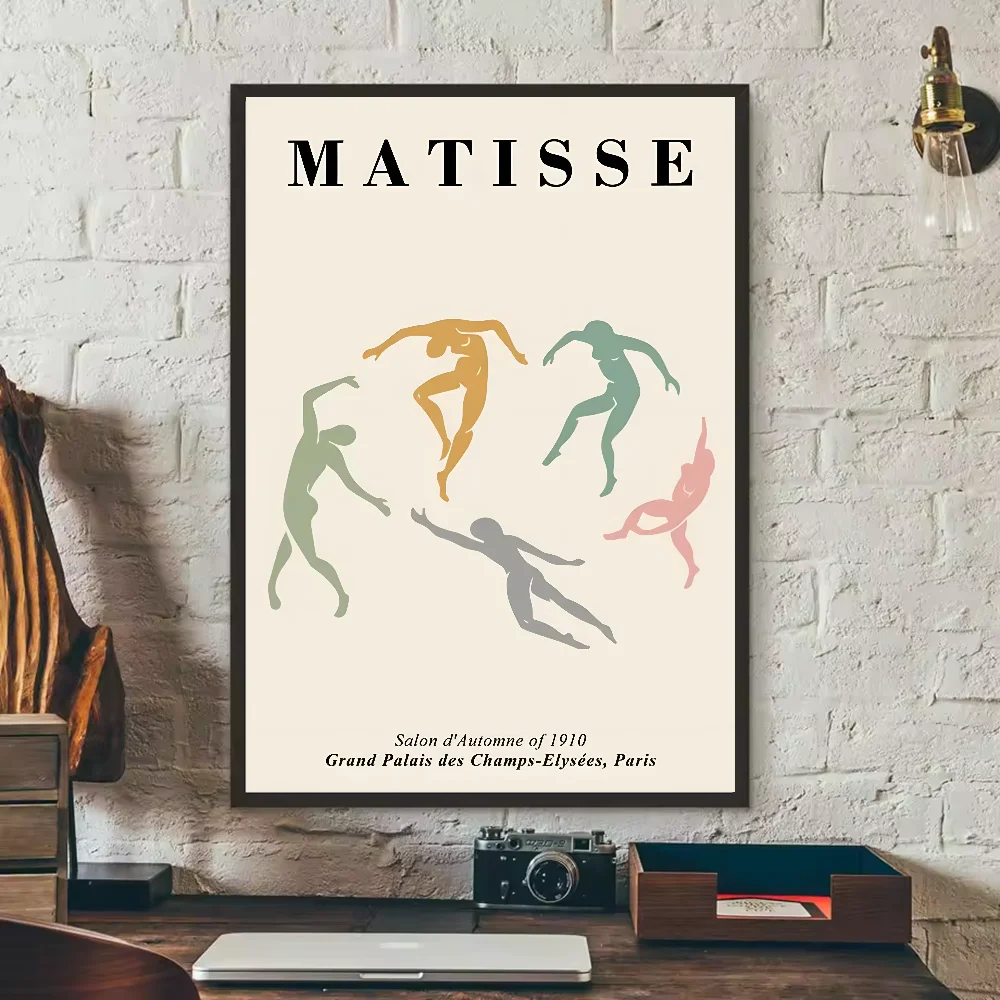 abstract matisse flower human body Poster HD art sticky wall waterproof home living room bedroom bar aesthetic decoration