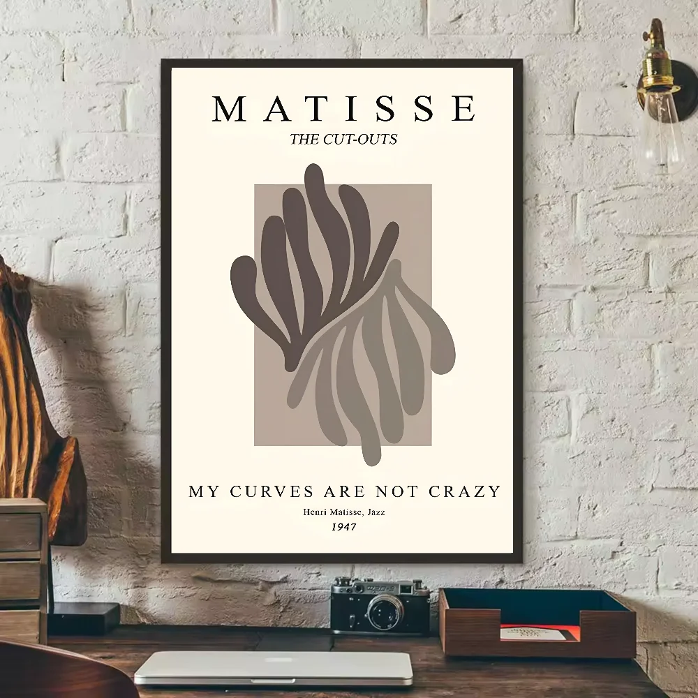 abstract matisse flower human body Poster HD art sticky wall waterproof home living room bedroom bar aesthetic decoration