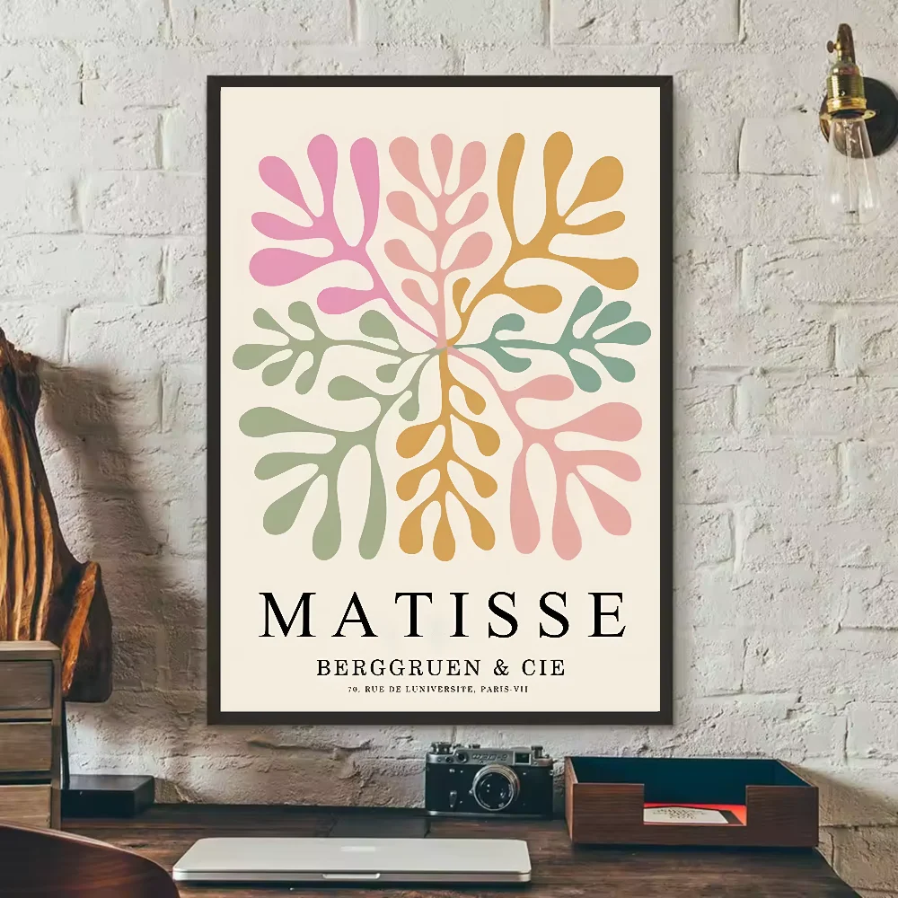 abstract matisse flower human body Poster HD art sticky wall waterproof home living room bedroom bar aesthetic decoration