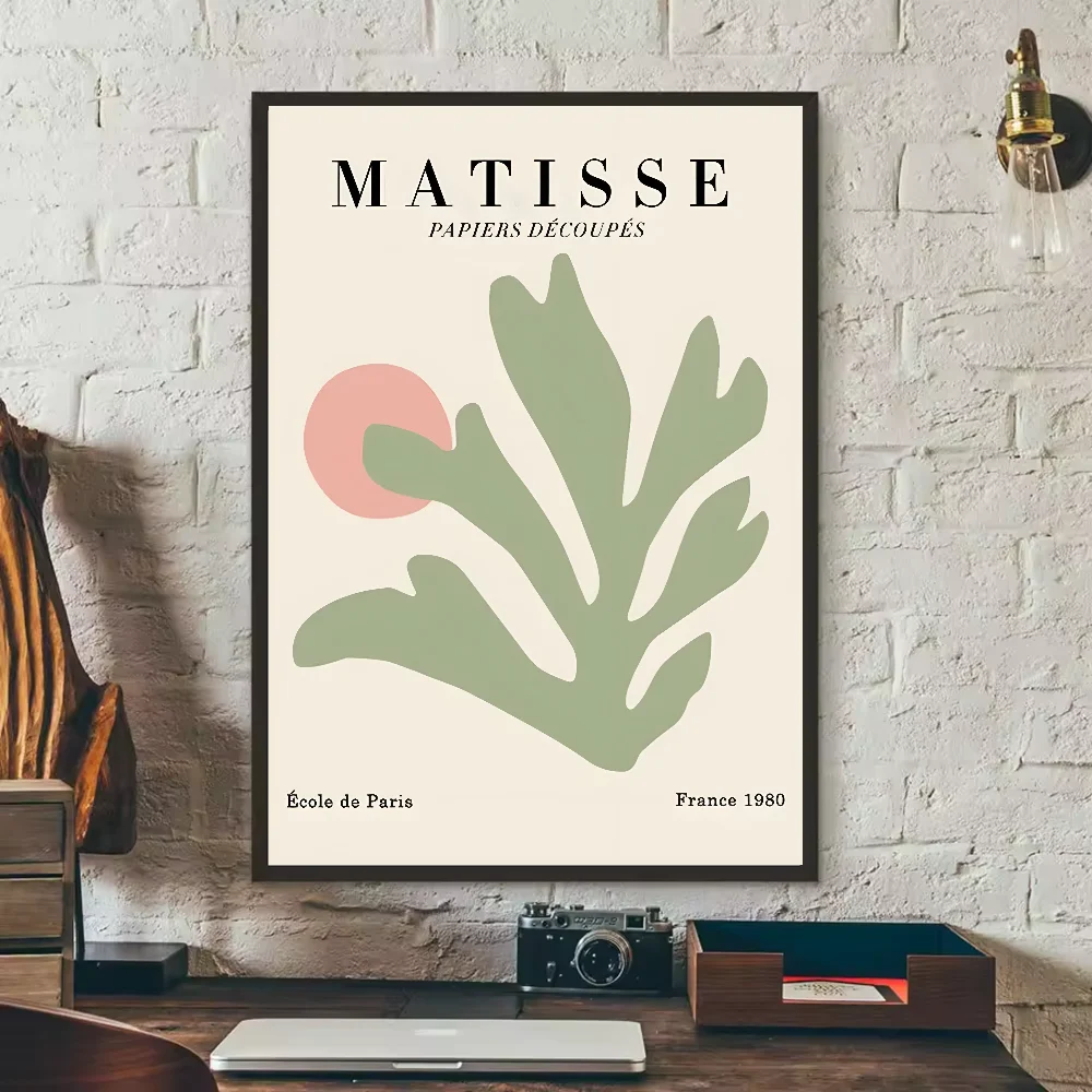 abstract matisse flower human body Poster HD art sticky wall waterproof home living room bedroom bar aesthetic decoration